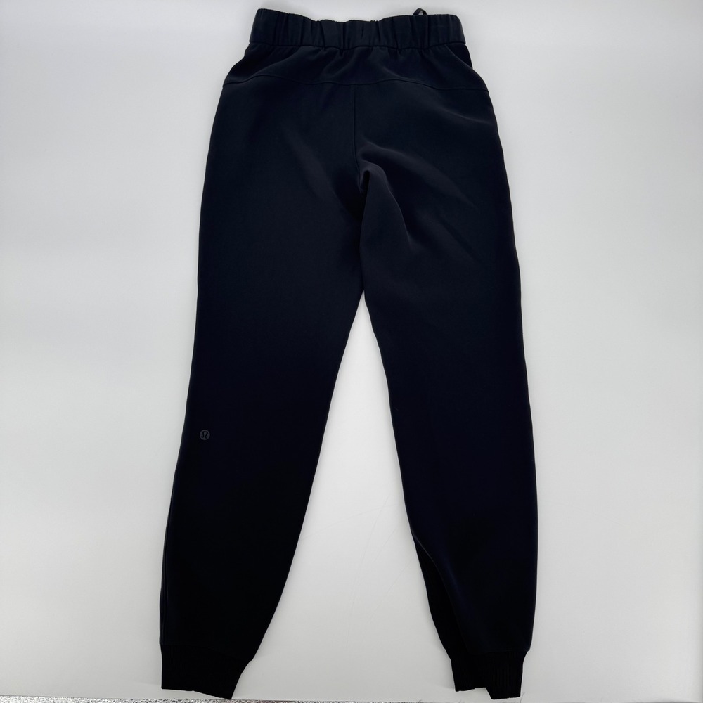 Lululemon Womens Black Joggers Sz 2 Ready To Rulu / Stretch High Rise Sweatpants - Picture 3 of 5